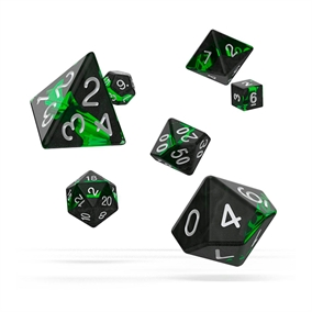 Enclave Emerald - Polyhedral Rollespils Terning Sæt - Oakie Doakie Dice 